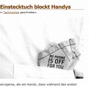 Handy Einstecktuch