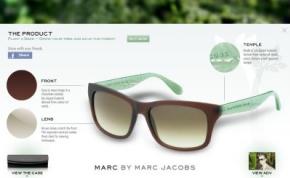 Öko-Sonnenbrille von Marc by Marc Jacobs